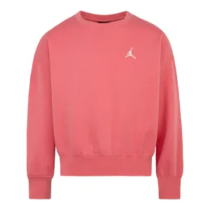 Толстовка для девочек Brooklyn Ess Crew Jordan, розовый