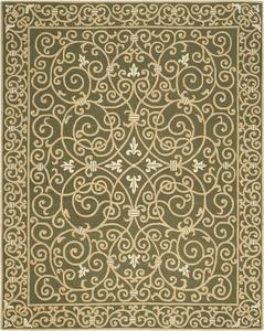 Ковер SAFAVIEH, 163 x 254 см, Chelsea Collection, Black, ручной работы в стиле French Country из шерсти, идеально подходит для помещений с высокой проходимостью в гостиной, спальне (HK211B)