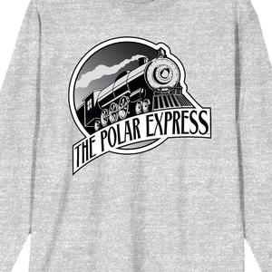 Мужская футболка с длинным рукавом и логотипом Polar Express Train Licensed Character