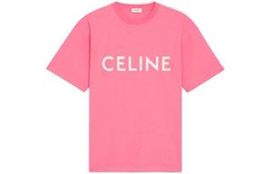 SS22 СВОБОДНАЯ ФУТБОЛКА ИЗ ХЛОПКОВОГО ДЖЕРСИ Celine