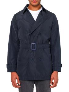 Пальто-тренчкот Drelux Bellagio с поясом Vellapais, темно-синий
