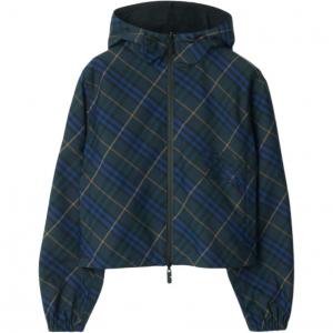 Burberry Реверсивная клетчатая куртка, Midnight