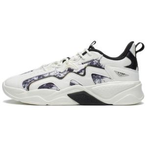 Кроссовки женские толстые низкие белые/черные Xtep