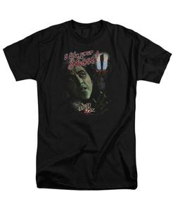 Мужская футболка с коротким рукавом "Мне нравятся твои туфли", для высоких взрослых Wizard Of Oz, Black