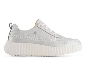 Женские повседневные кроссовки на платформе серебристого цвета Andrea