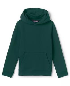 Детская толстовка с капюшоном Lands' End, зеленый