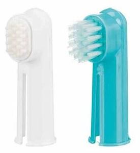 Набор трикси из 2-х пальцевых щеток для собак 2 штуки Trixie