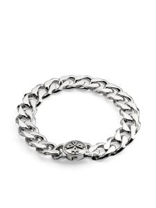 Браслет с гравировкой логотипа Emanuele Bicocchi, серебряный