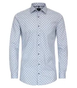 Деловая рубашка VENTI "Деловая рубашка VENTI принт", синий