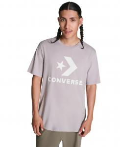 Мужская футболка с графическим рисунком Звезда и шеврон Converse, Frozen Thistle