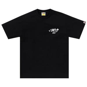 Футболка BAPE Embroidery Style Souvenir Logo Tee, черный
