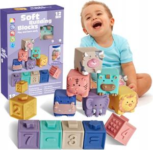 Мягкие сенсорные блоки 12 шт. Животные Цифры U315 elektrostator