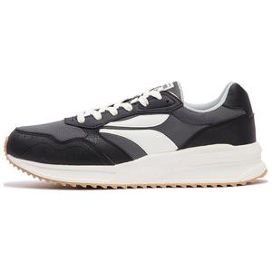 Мужские кроссовки Lifestyle с низким верхом цвета обсидиан черный/дымчато-серый 361°