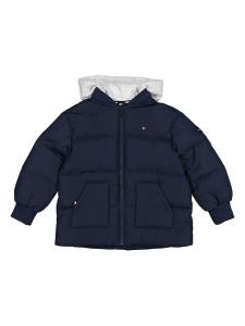 Tommy Hilfiger Стеганая куртка темно-синего цвета