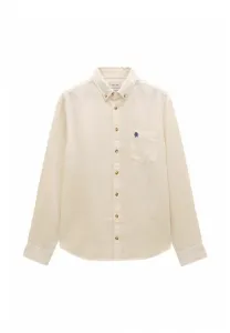 Рубашка классического кроя с длинным рукавом, прямого кроя. Joules, White