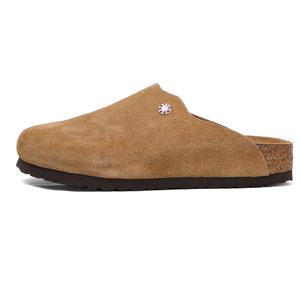 Khadgar ЭВА пробковая подошва бесшумные устойчивые к истиранию противоскользящие закрытые тапочки унисекс желто-коричневый, цвет Yellow Brown