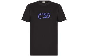 Ежеквартальные новинки Футболка мужская черная Dior, черный