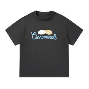 Футболка Unisex CINNAMOROLL Yugui Dog Sanrio, темно-серый