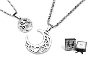 XXOFF Титановое стальное колье унисекс серебристо-белое