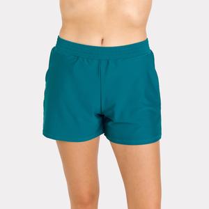 Женские классические шорты для плавания с трусиками Calypsa, цвет dark jade