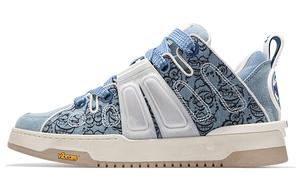 Кроссовки для скейтбординга женские, низкие, белые/королевские/зеленые Palladium