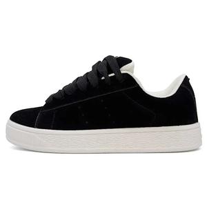 Deesha Низкие женские скейтерские кеды черные Black