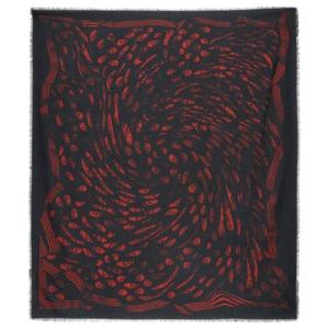 Alexander McQueen Шёлковый шарф, Black