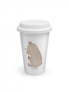 Mr. & Mrs. Panda Термокружка «Белый медведь и божья коровка» без надписей