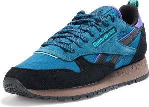 Классические кожаные кроссовки для взрослых, унисекс V1 Reebok, черный/синий/коричневый