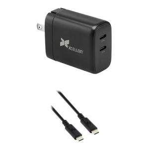 Зарядное устройство Xcellon PDG-265 65W GaN 2-Port USB-C Charger & Charging Cable