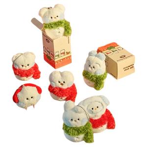 BT21 Minini праздничная коллекция плюшевый кулон кукла брелок слепой коробки товар 1 случайный LINE FRIENDS