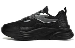 Кроссовки женские с низким верхом, серебряный Erke, цвет Positive black/bright silver