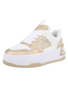 Кроссовки на шнуровке Ital-Design, цвет weiß und gold