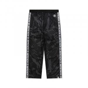 Брюки A Bathing APE с нашивкой Ape Head Logo Aape, черный
