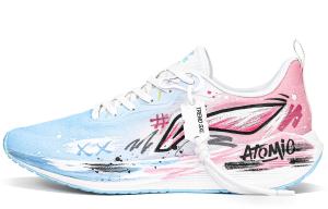 LINING Мужские повседневные кроссовки Wuyue низкие противоскользящие износостойкие синие розовые