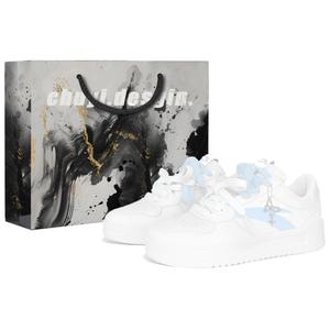 ANTA Антискользящие износостойкие низкие скейтерские кроссовки унисекс голубой - небесно-голубой, цвет Sky Blue