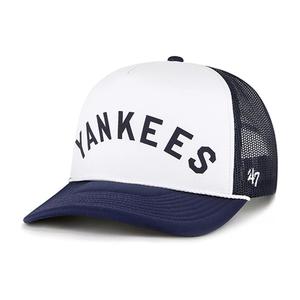 Мужская белая кепка '47 New York Yankees из пенопласта с надписью Trucker Snapback