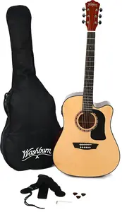 Акустико-электрогитара Washburn Apprentice D5CE - натуральная