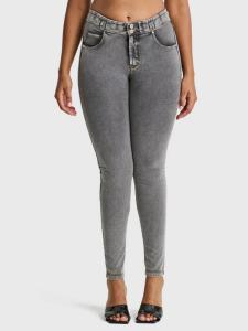 Женские джинсы-скинни с высокой посадкой и корректирующим эффектом Freddy, Grey