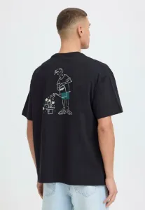 Футболка с принтом на спине sdimre Solid, True Black