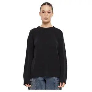 Свитер Urban Classics Rib Knit, черный