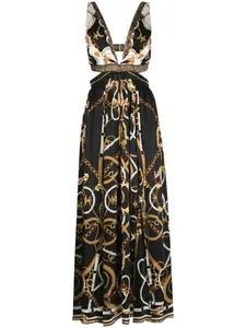 Шелковое платье с вырезами Camilla, мультиколор