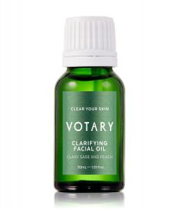 Масло для лица VOTARY Clarifying Clary Sage and Peach, 30 ml
