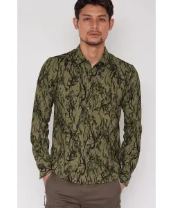 Футболка с камуфляжным принтом "Торнадо Март" Tornado Mart, цвет Khaki