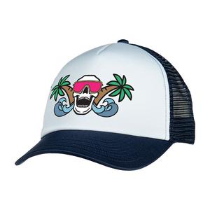 Мужская регулируемая шляпа дальнобойщика из пенопласта с принтом "Колизей" и черепом для серфинга Colosseum, цвет Navy Palm