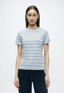 Футболка с принтом Tom Tailor Denim, Blue Brown Multicolor Stripe