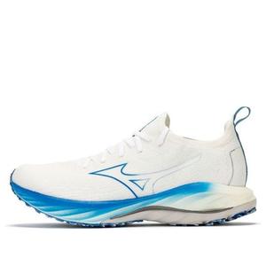 Беговые кроссовки Mizuno Wave Neo Wind 'White Blue', белый