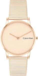 Женские кварцевые часы Calvin Klein CK Feel 2H - тонкий корпус из нержавеющей стали и сетчатый браслет - минималистичный стиль - премиальные модные часы - 30 мм, Carnation