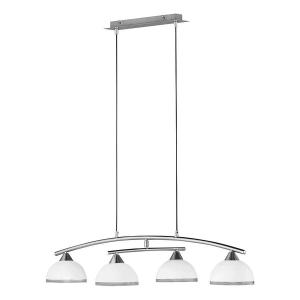 Подвесной светильник Reality Leuchten Jojo Typ B, опаловое стекло / железо - 4 лампы