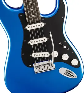 Электрогитара Fender American Ultra II Stratocaster, гриф из эбенового дерева, цвет Noble Blue, с роскошным формованным чехлом